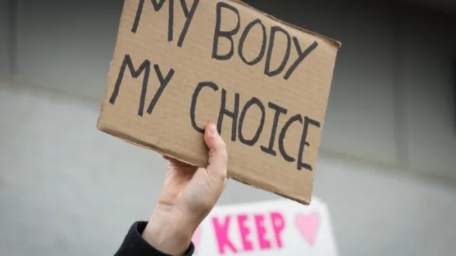 my body my choice sign